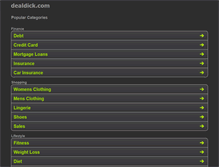 Tablet Screenshot of dealdick.com